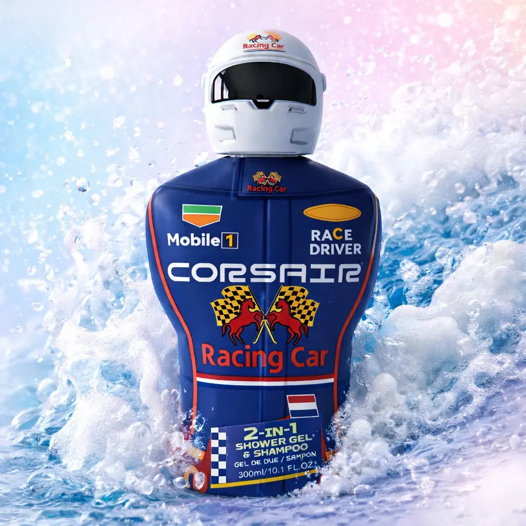 2 in 1 Shower Gel & Shampoo Race Driver Blue Corsair