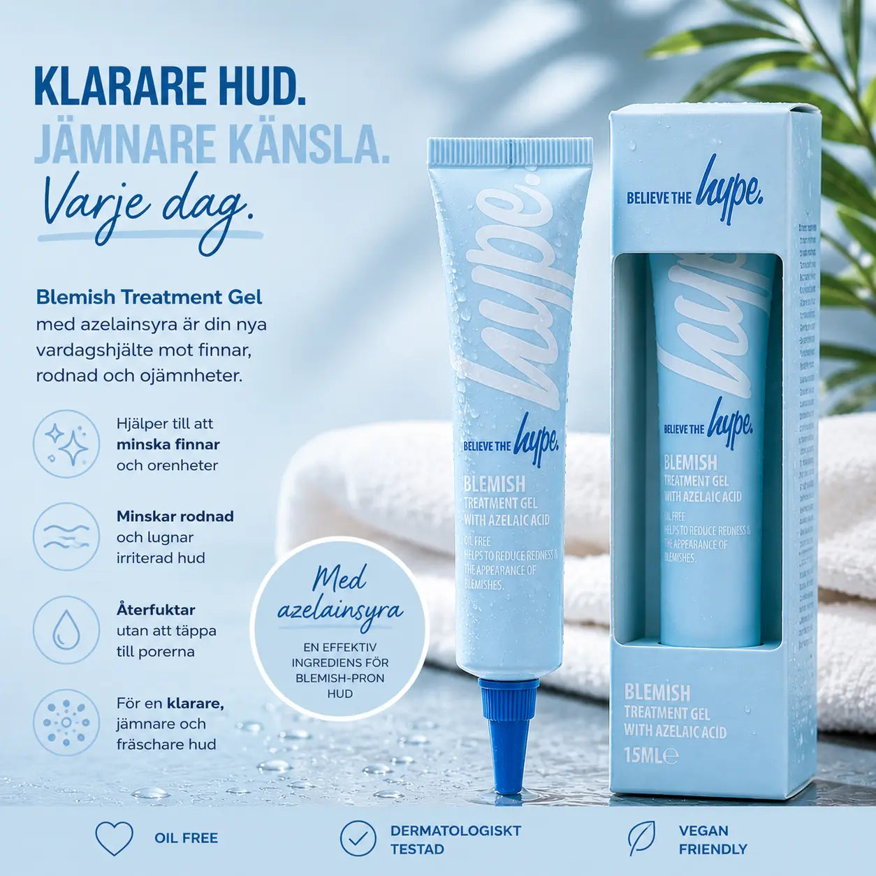 Blemish Treatment Gel With Azeliac Acid Hype