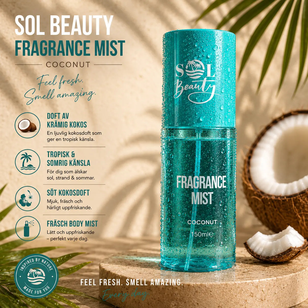 Body mist Coconut 150 ml Sol Beauty