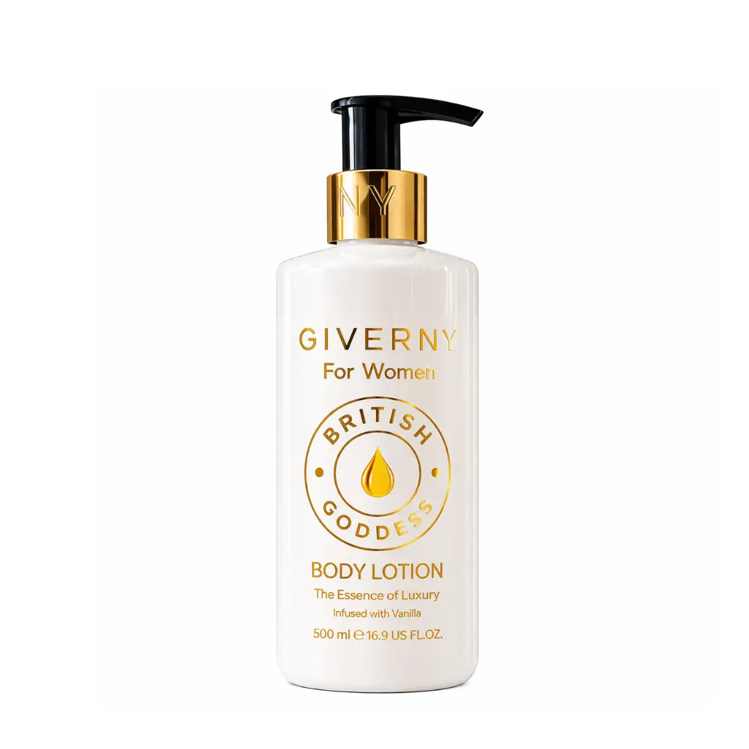 British Goddess Body Lotion Infused With Vanilla Giverny