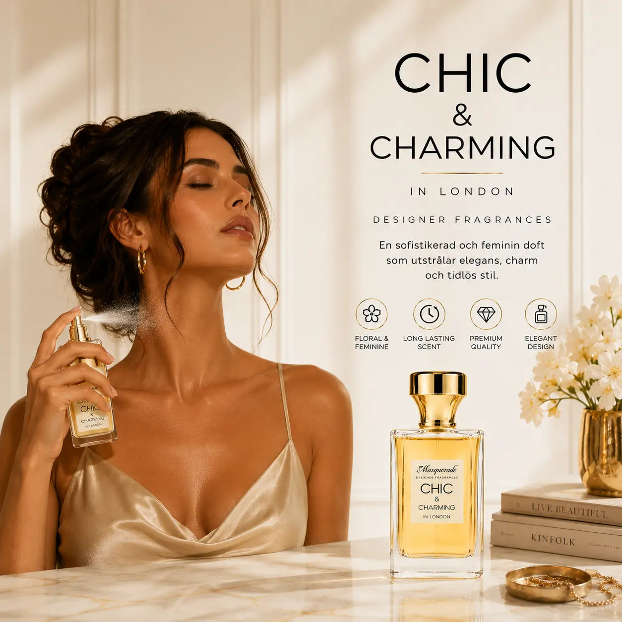 Chic & Charming in London Masquerade