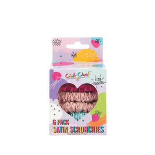 Chit Chat 6 Pack Hair Scrunchies Technic