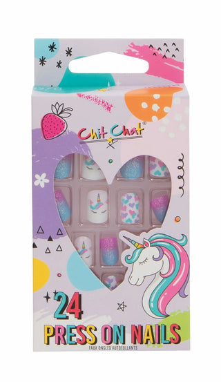 Chit Chat - Stick On Nails Unicorn Glitters Technic