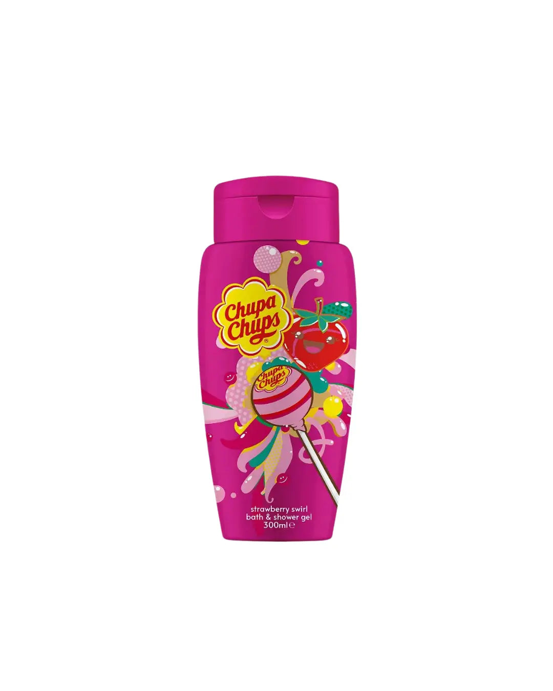 Chupa Chups Bath & Shower Gel - Strawberry Swirl Chupa Chups