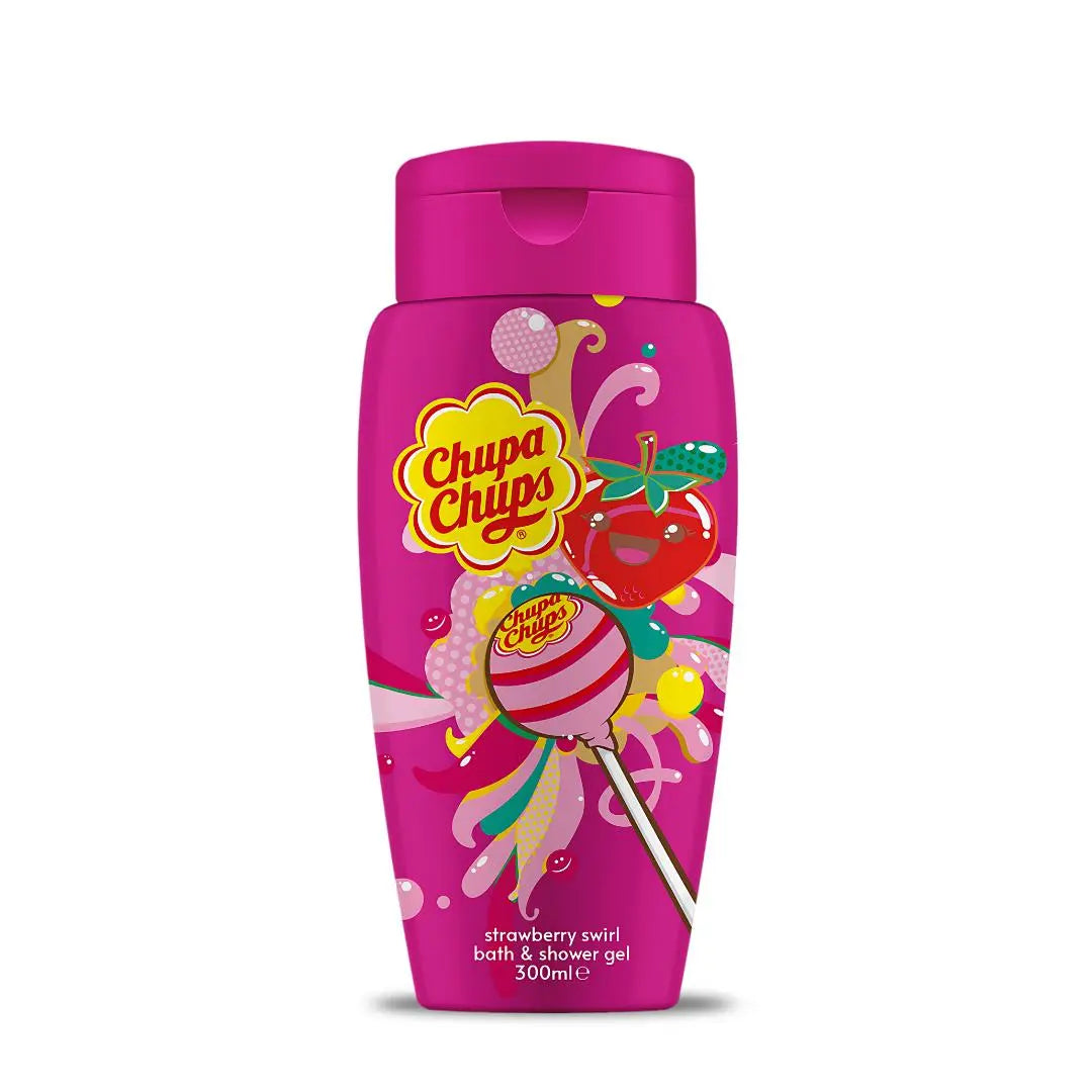 Chupa Chups Bath & Shower Gel - Strawberry Swirl Corsair