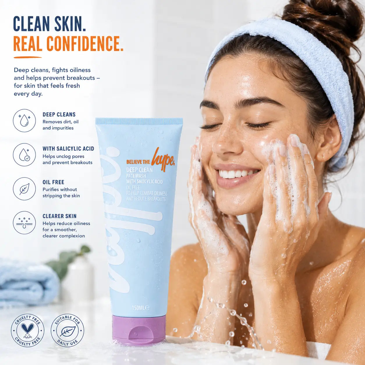 Deep Clean Face Wash With Salicylacid Hype