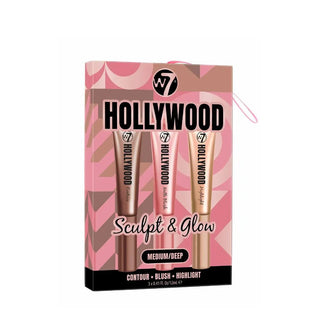 W7 Hollywood Sculpt & Glow Medium/Deep W7