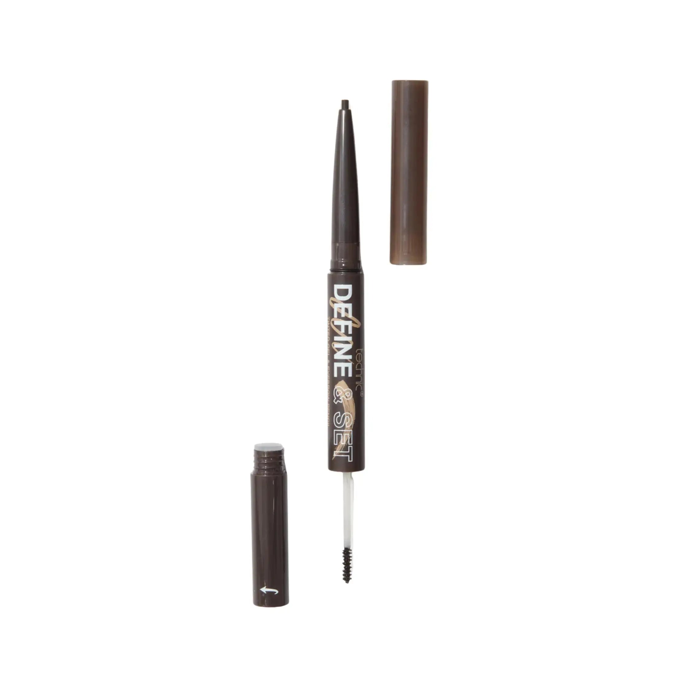 Technic Define & Set - Tinted Gel & Eyebrow Pencil - Dark Brown Technic