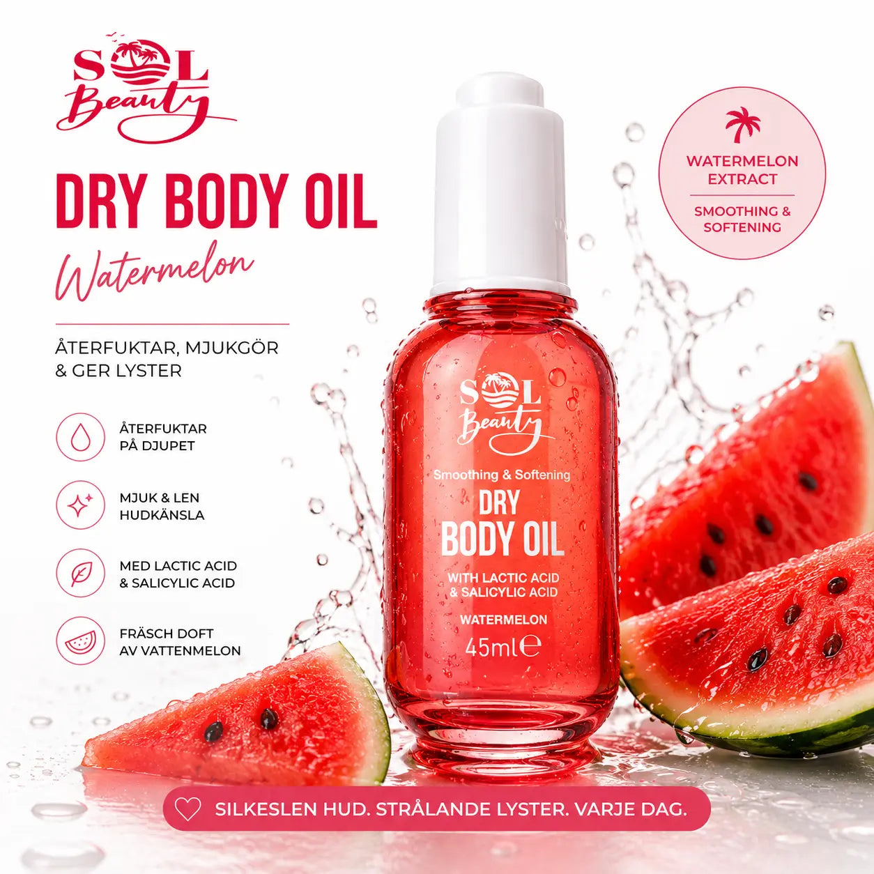 Dry Body Oil Watermelon 45 ml Sol Beauty