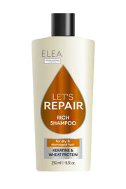 Elea Professional Let´s Repair Rich Shampoo - För Torrt & Skadat Hår Elea Professional
