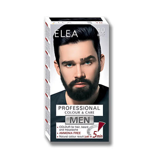 Elea Proffessional Colour & Care Men - 1.0 Black Solvex