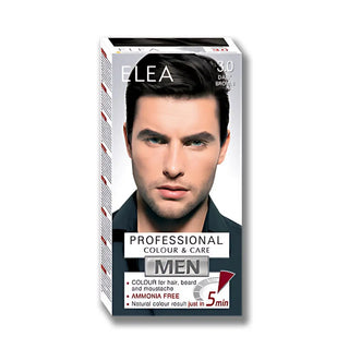 Elea Proffessional Colour & Care Men - 3.0 Dark Brow Hårfärg Solvex