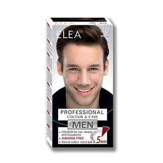 Elea Proffessional Colour & Care Men - 4.0 Brown Hårfärg Technic