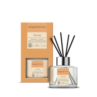 Ex(Spa)dition Wellness Reed Diffuser - Focus With Mandarin & Ginger - Stellaz.se