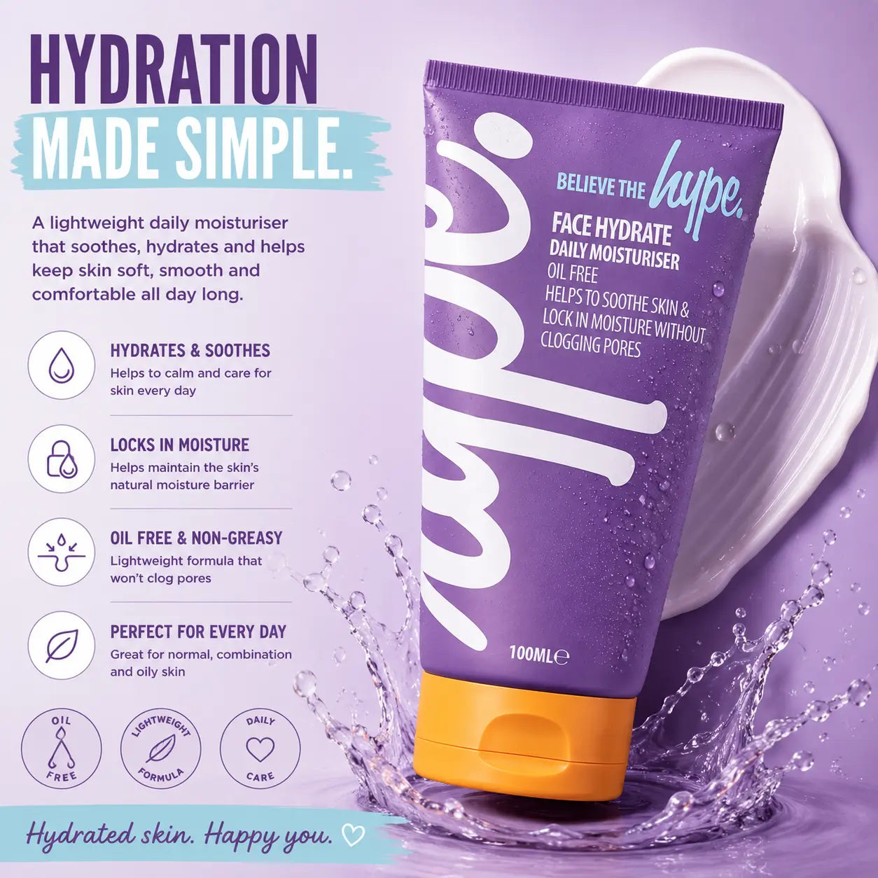 Face Hydrate Daily Moisturiser Hype