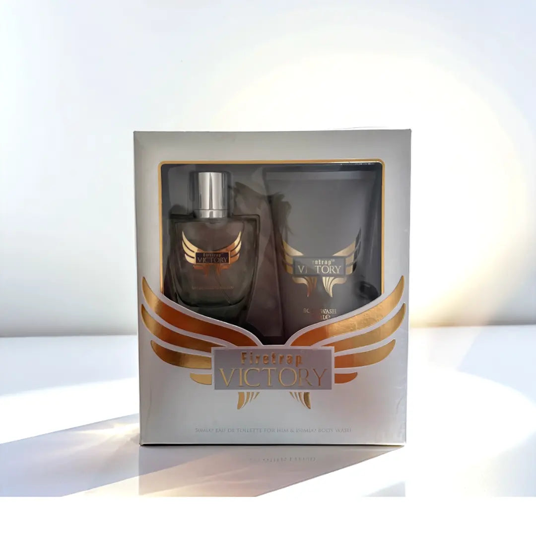 Firetrap Victory Eau De Toilette 50 ml & Body Wash 150 ml  Set For Him Corsair