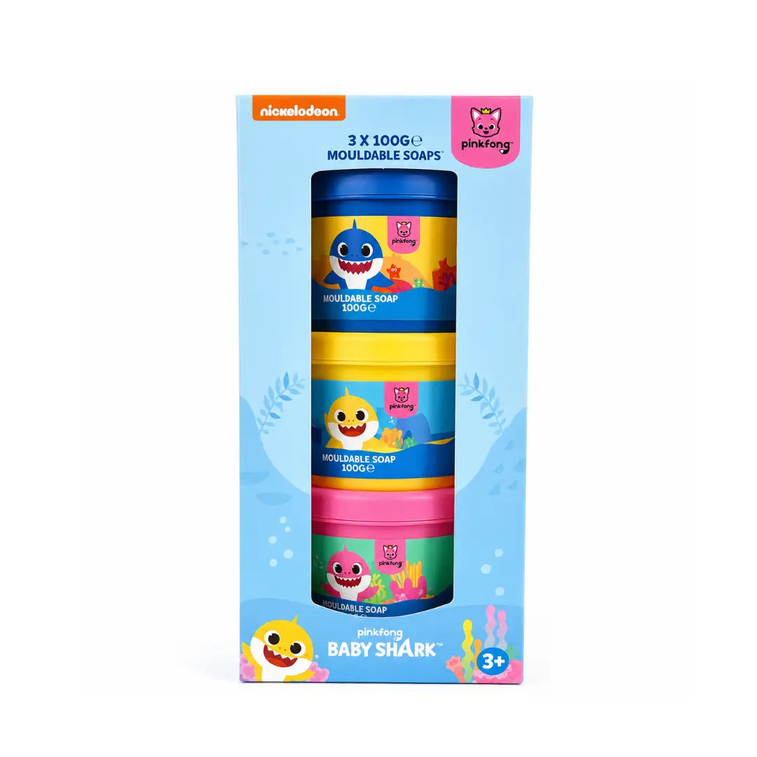 Formbar Tvål 3-pack Baby Shark