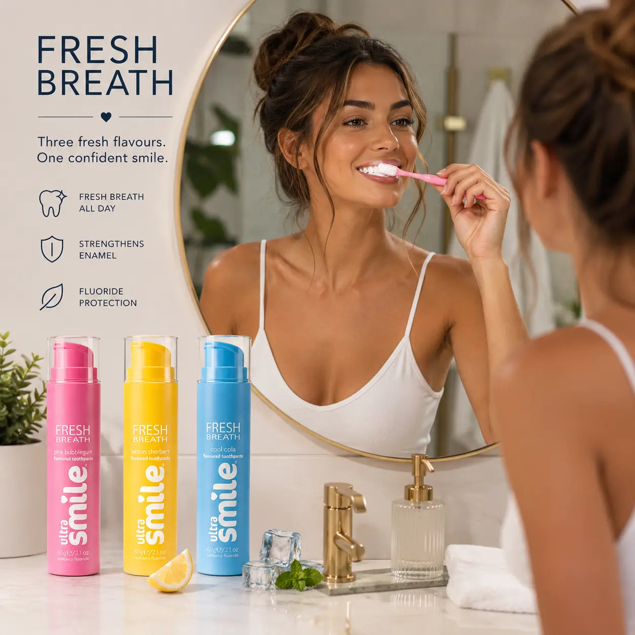 Fresh Breath Flavoured Toothpaste Ultra Smile