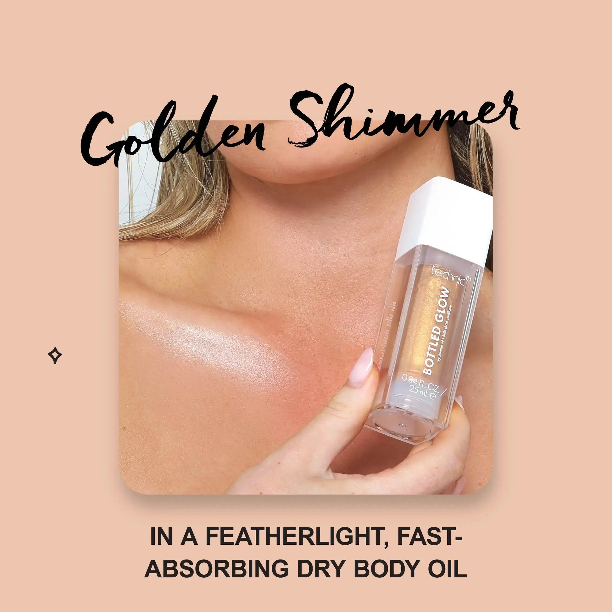 Technic Bottled Glow Dry Shimmer Oil 25 ml Technic