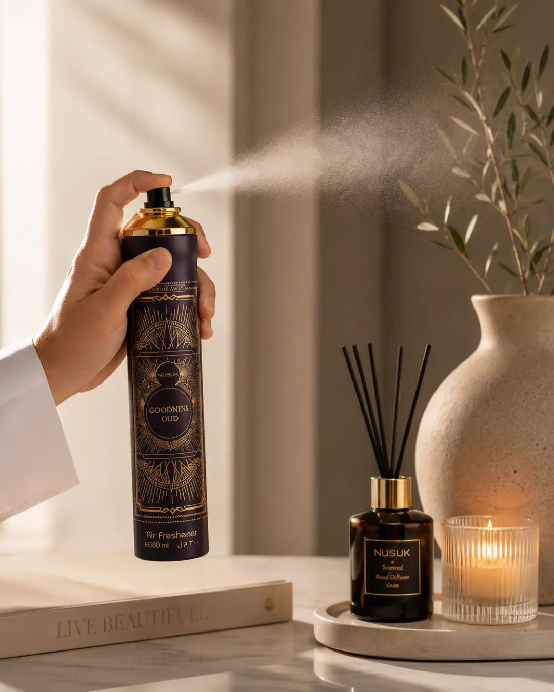 Goodness Oud Purple Wave  Air Freshener Nusuk