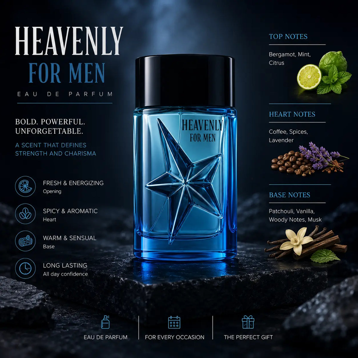 Heavenly For Men Eau De Cologne 100 ml Corsair