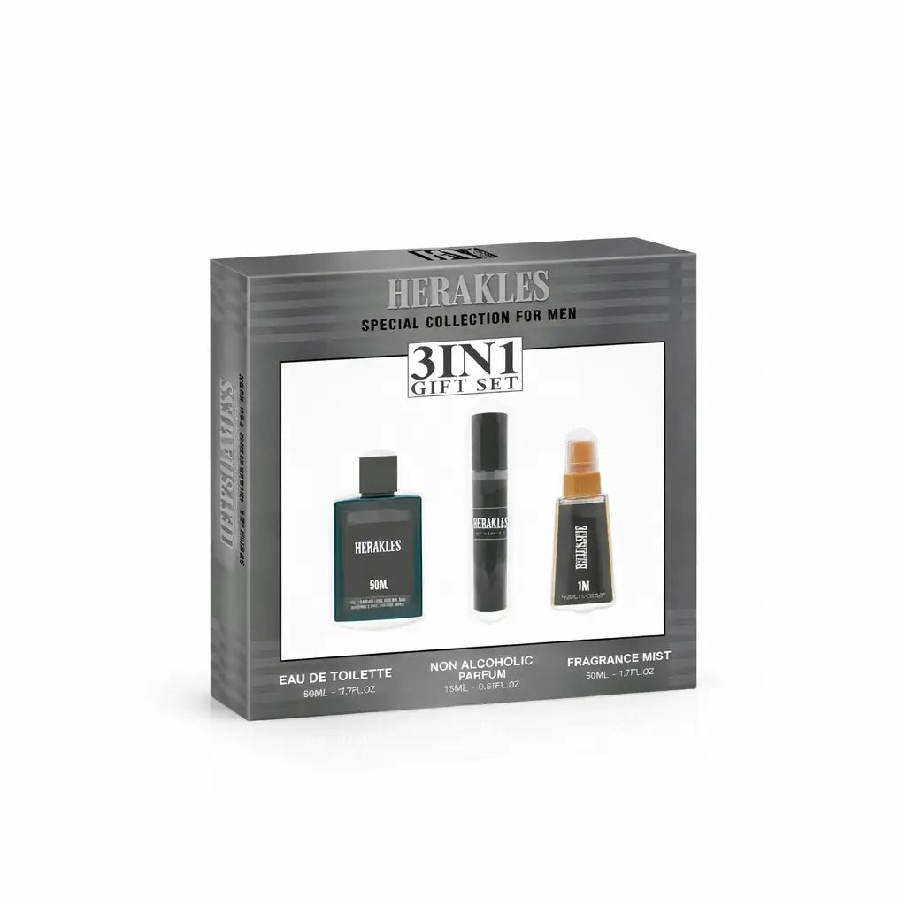 Herakles 3IN1 Gift Set For Men BN Parfums