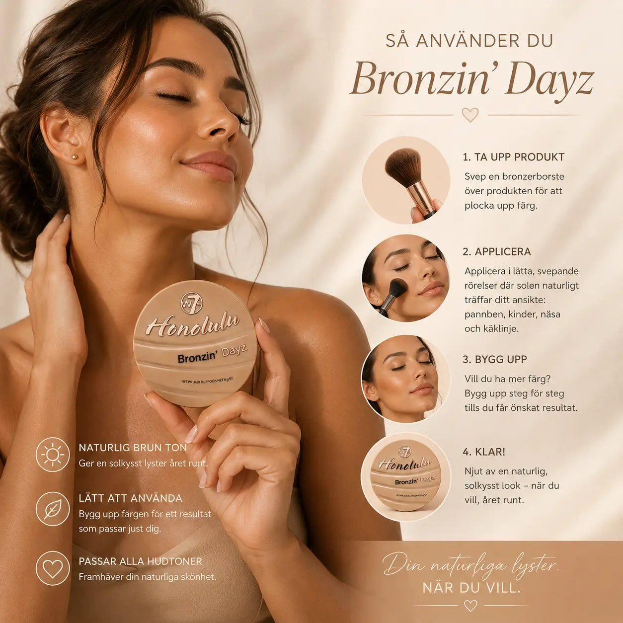 Honolulu Bronzin` Days Warpaint Cosmetics