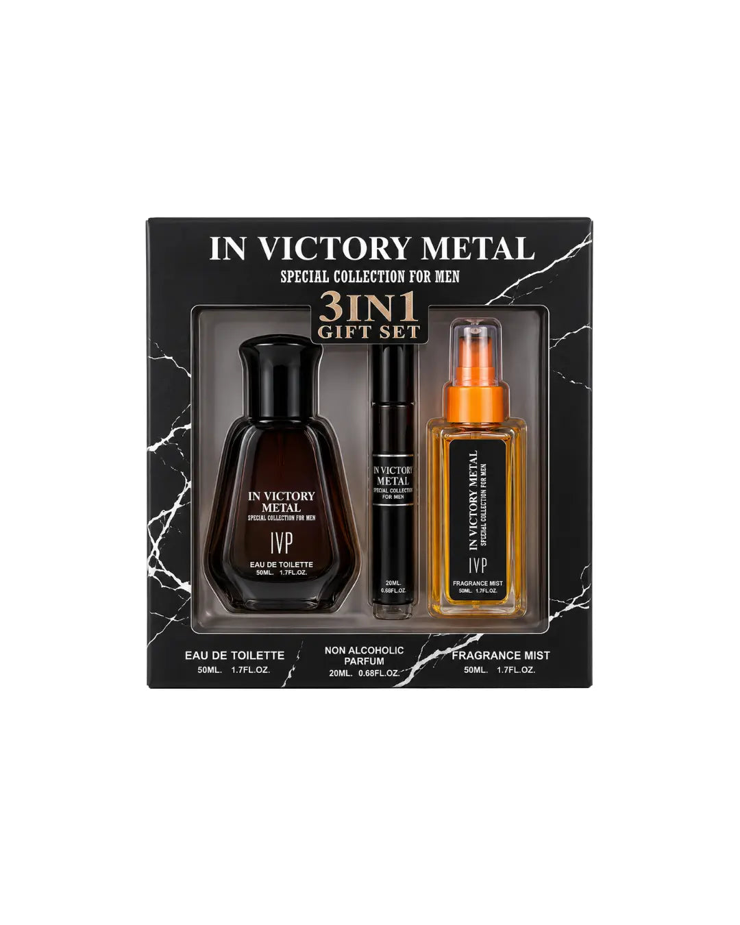 In Victory Metal 3-in-1 Gift Set BN Parfums