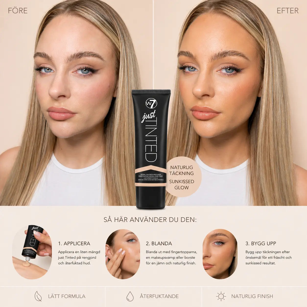 Just Tinted Natural Moisturiser W7