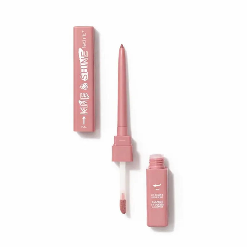 Line & Shine Lip Liner & Lip Gloss Technic