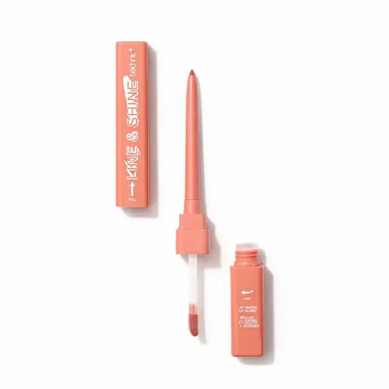 Line & Shine Lip Liner & Lip Gloss Technic
