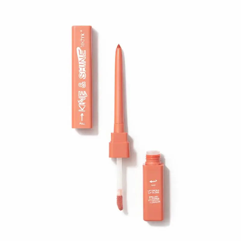Line & Shine Lip Liner & Lip Gloss Technic