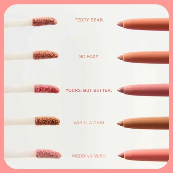 Line & Shine Lip Liner & Lip Gloss Technic