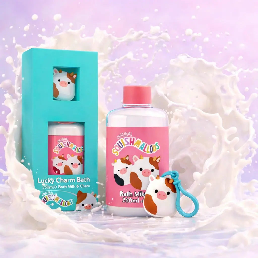 Lucky Charm Bath Milk Set Squishmallows