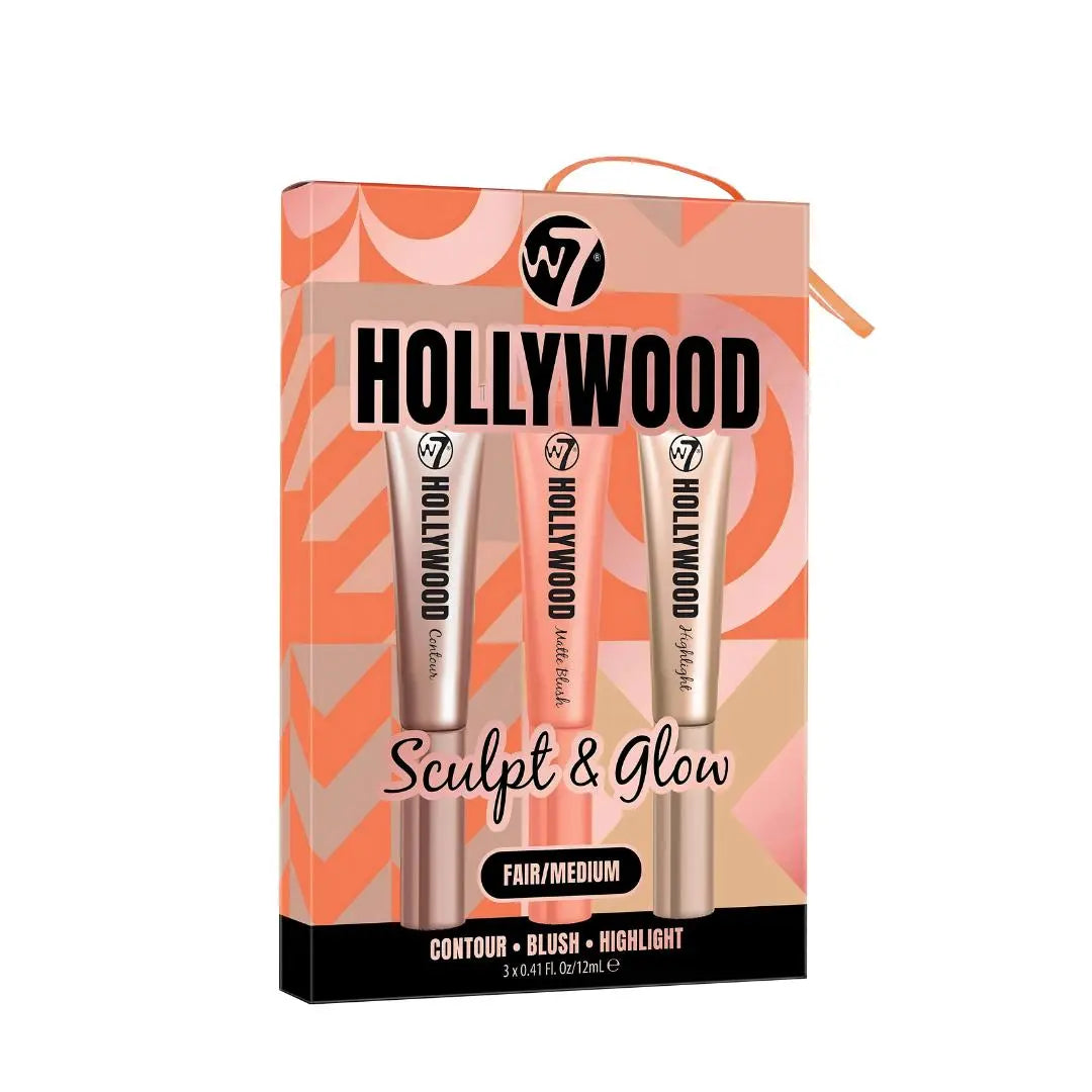 W7 Hollywood Sculpt & Glow Fair/Medium W7