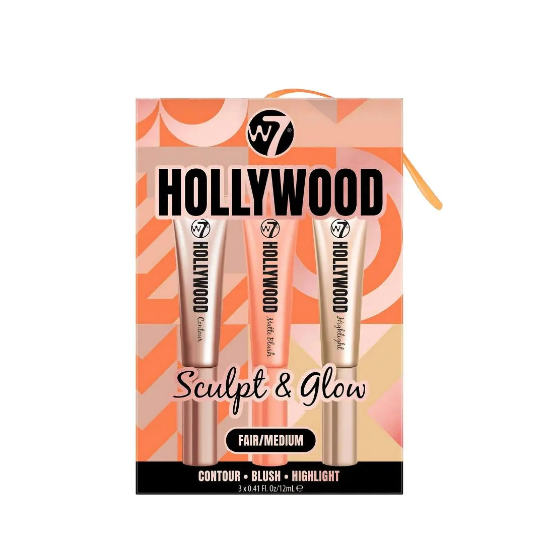 W7 Hollywood Sculpt & Glow Fair/Medium W7