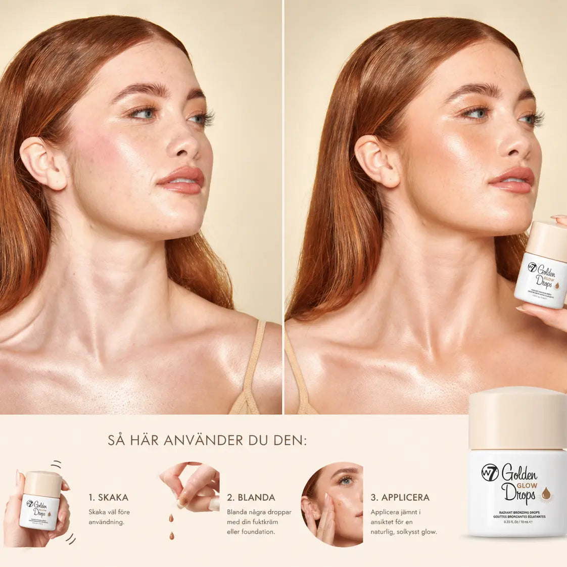 Mini Golden Glow Drops W7