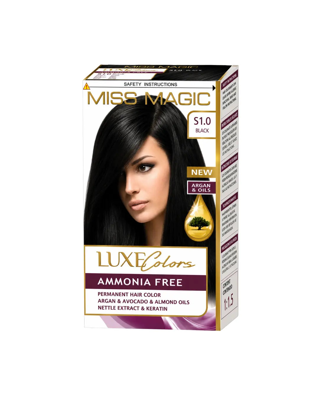 Miss Magic Ammoniakfri Hårfärg 1.0 Miss Magic