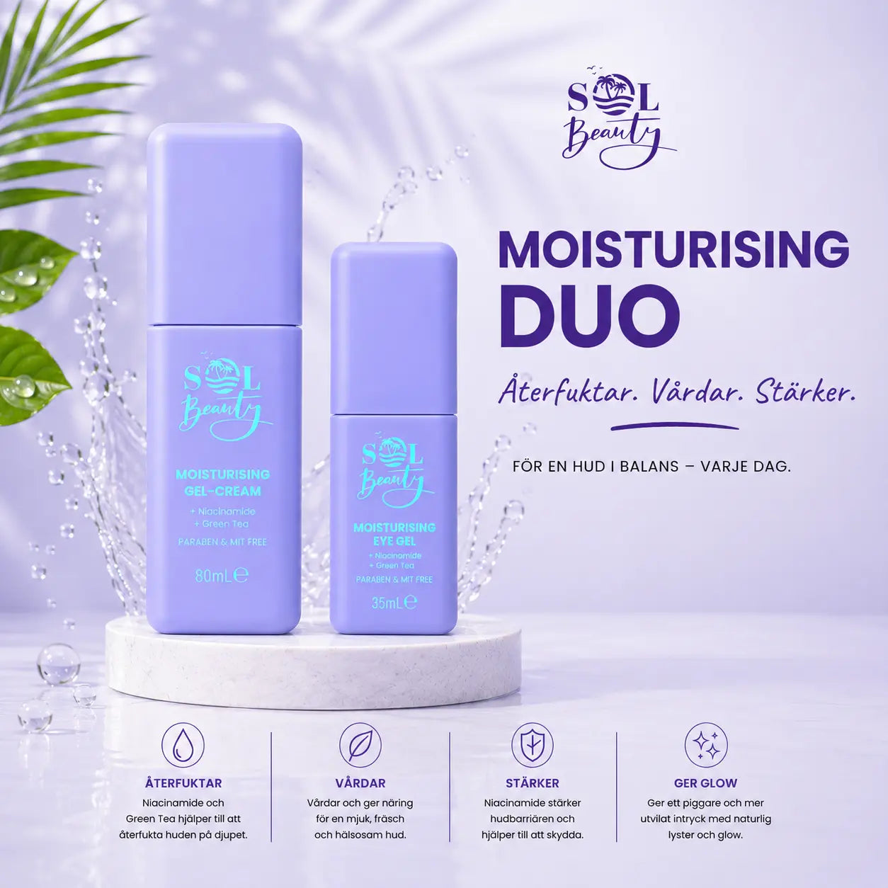 Moisturising Eye Gel 35 ml Sol Beauty