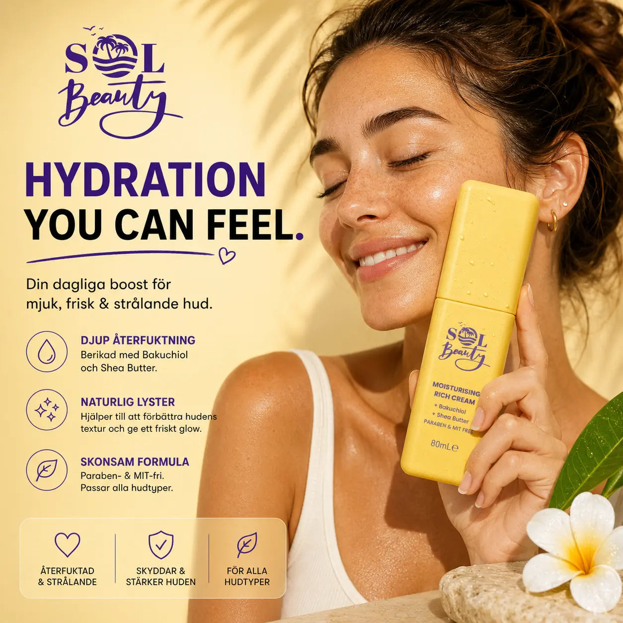 Moisturising Rich Cream 80 ml Sol Beauty