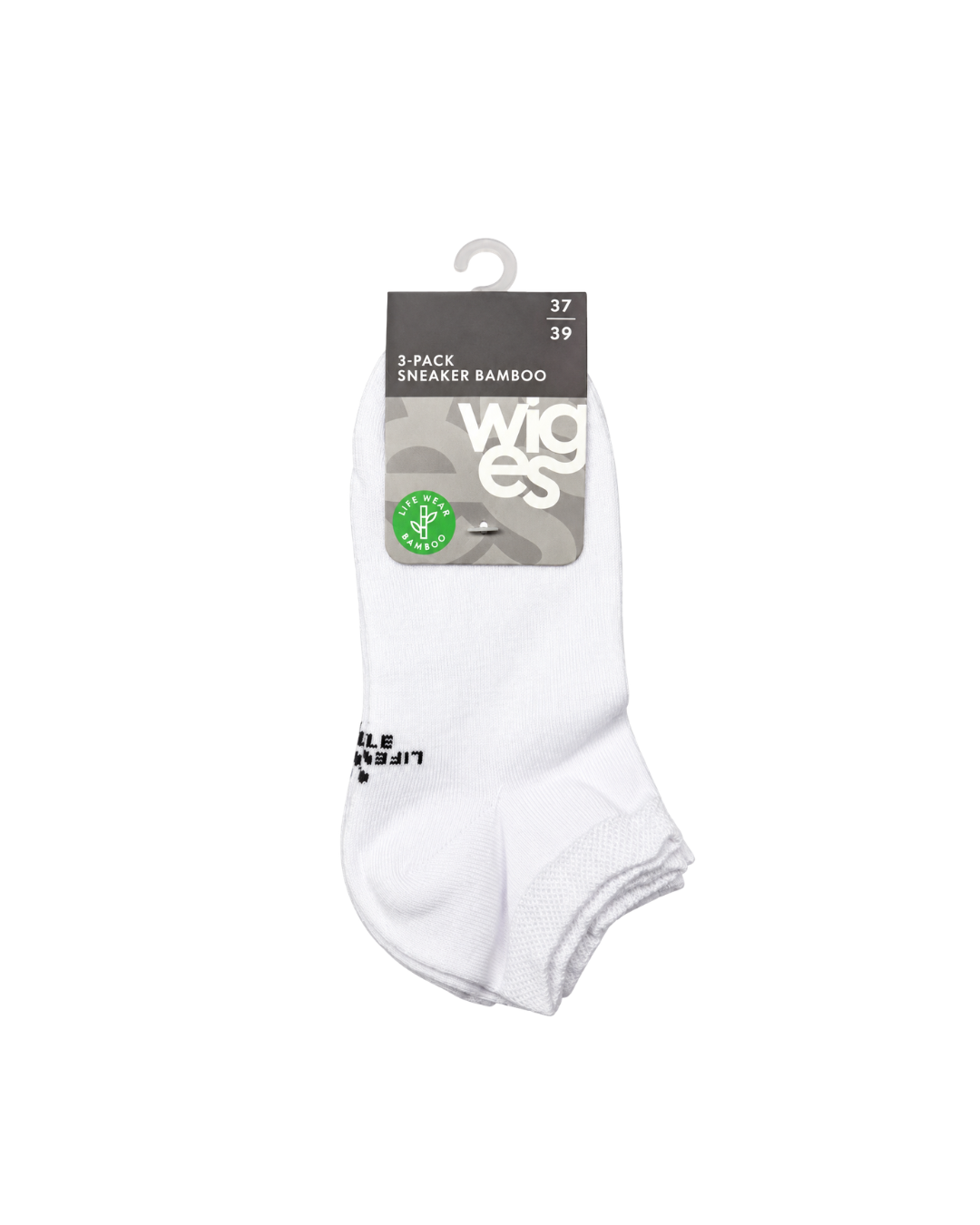 Bamboo Ankle Socks 3-Pack White