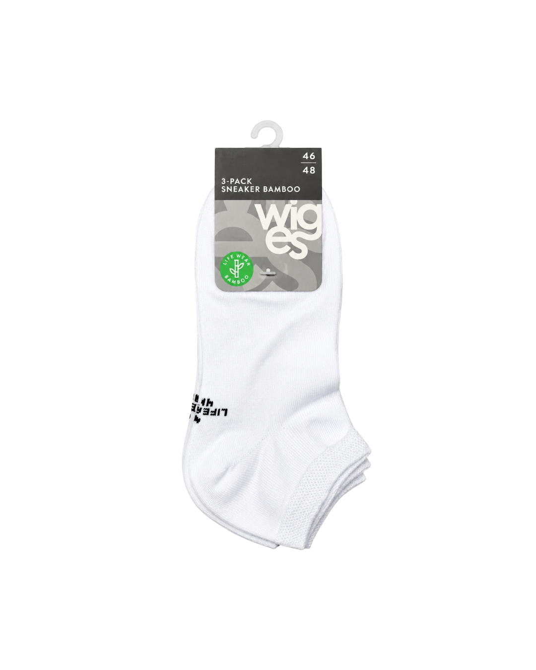 Bamboo Ankle Socks 3-Pack White