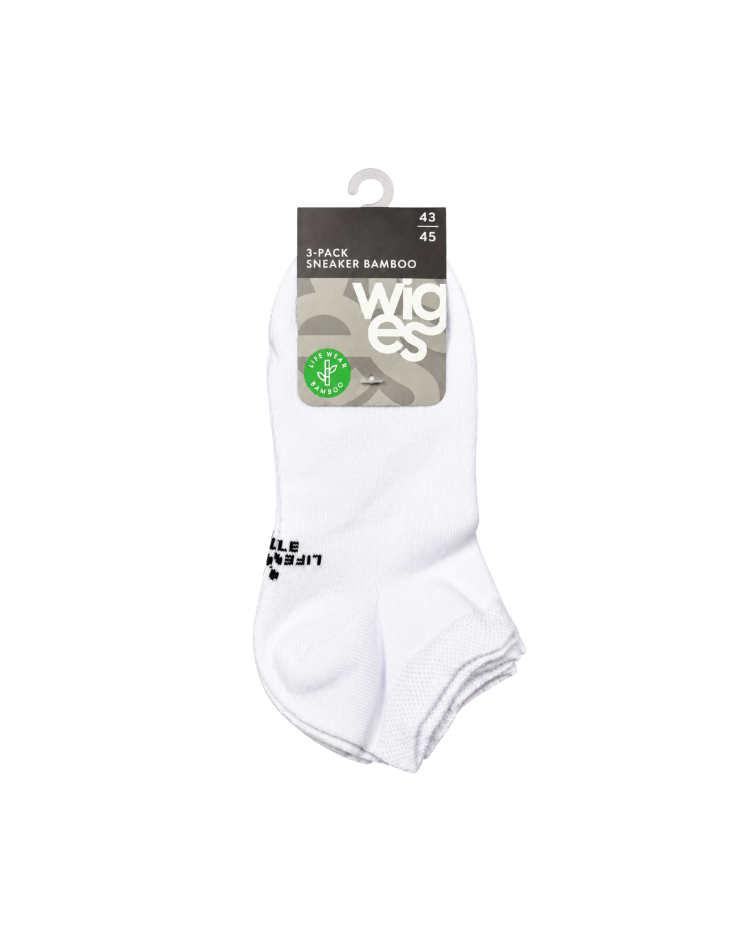 Bamboo Ankle Socks 3-Pack White