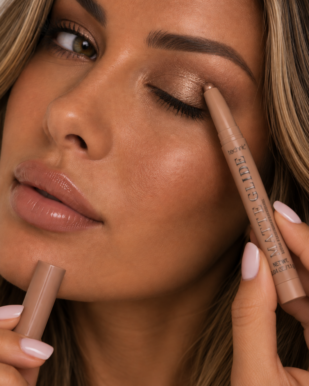 Technic Shimmer Glide Cream Eyeshadow Stick - Bronze Age