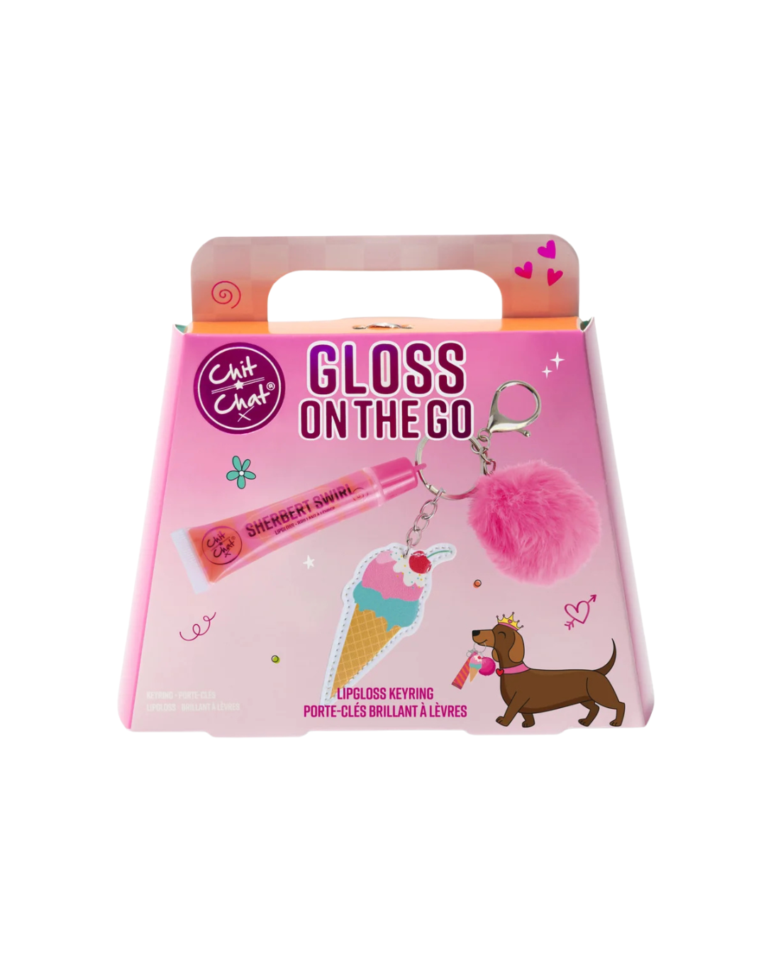 Gloss on the Go Lipgloss Keyring