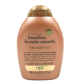 OGX Brazilian Keratin Smooth Shampoo 385 ml - Stellaz.se