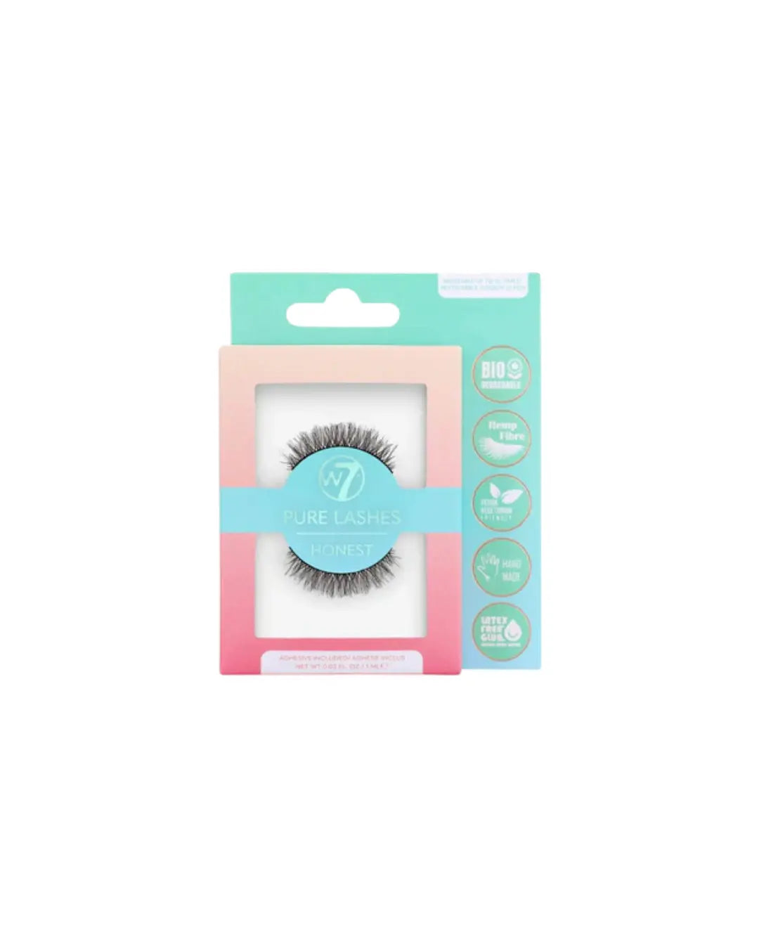 Pure Lashes - biologiskt nedbrytbara lösfransar W7