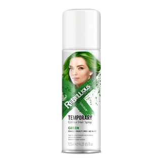 Rebellious Colour Temporary Hair Spray - Green - Stellaz.se