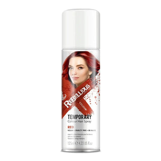 Rebellious Colour  Temporary Hair Spray - Red - Stellaz.se