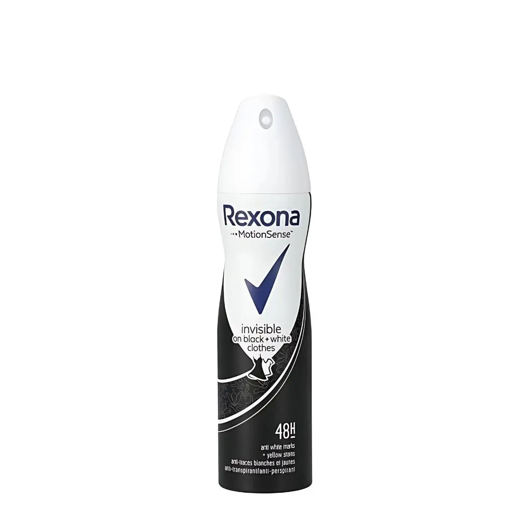 Rexona Women Invisible On Black&White Clothes Spray 150 ml Vadeco